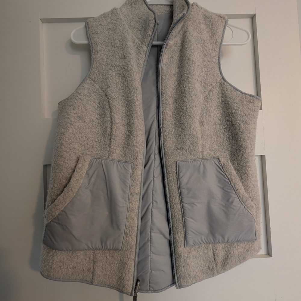 Smartwool Women's Light Gray Fleece Vest